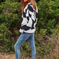 DAVI & DANI Multi Geo Checker Pullover Knit Sweater Top