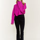 JADE by JANE Luxurious Mock Neck Wide Sleeves Sweater JJK50507