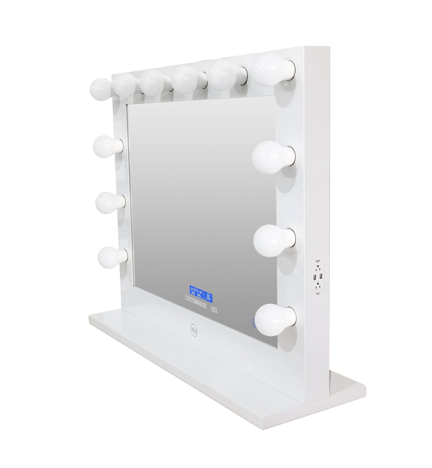 12 Bulb Glam Bluetooth Vanity Mirror