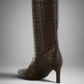 RAG & Co. Mentha Woven Faux Leather Boots