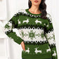 Traditional Reindeer Round Neck Christmas Sweater