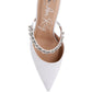 RAG & Co. Sena Formal Pointed Diamante Stiletto Mules Sandals