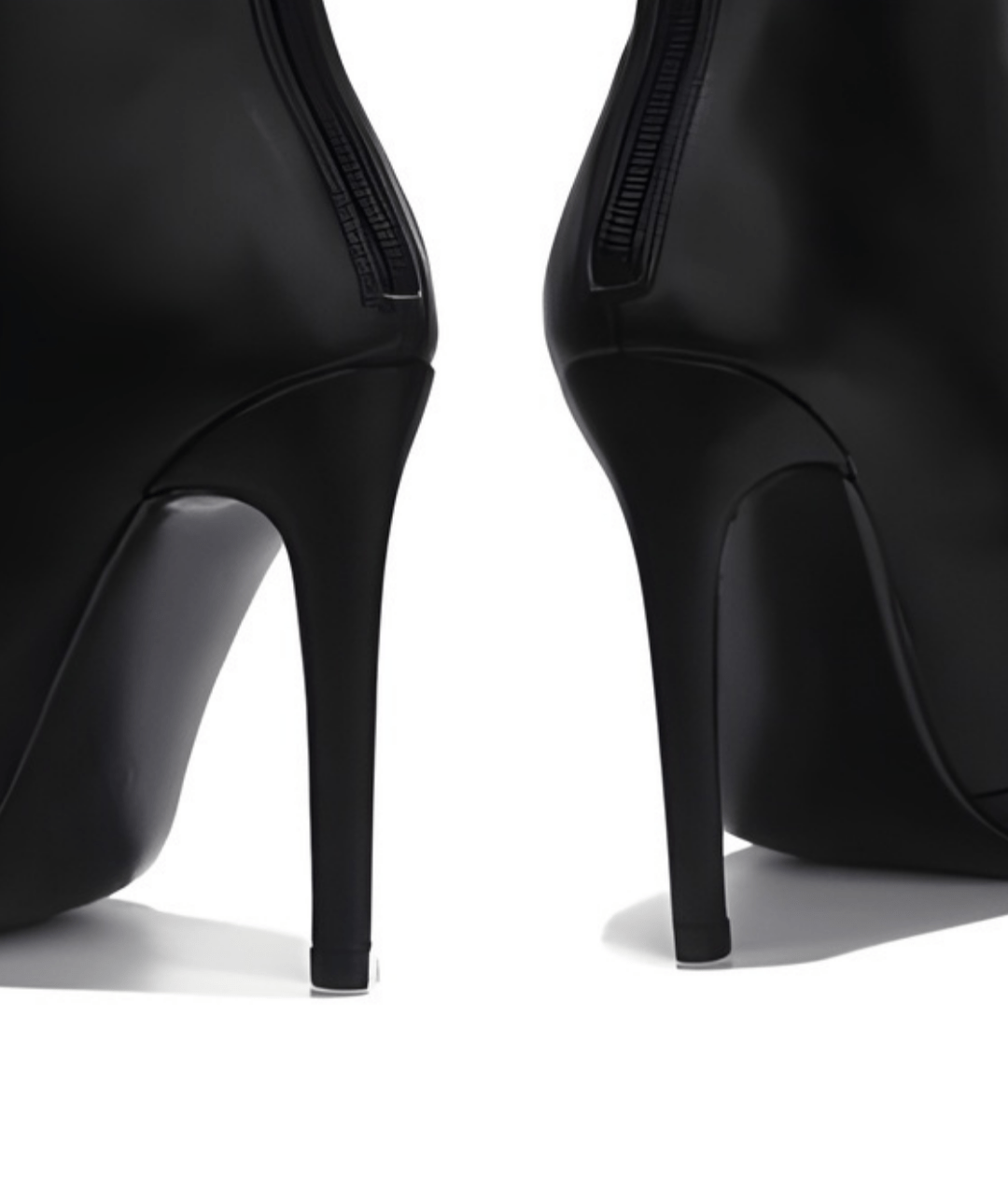 Chic Black Studded Bootie with Bow Tie Detail – Stylish & Comfortable Footwear for Any Occasion