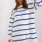 FACTORY PRICE Long Casual Striped Pullover Sweater-model 187505