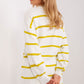 FACTORY PRICE Long Casual Striped Pullover Sweater-model 187505