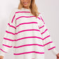 FACTORY PRICE Long Casual Striped Pullover Sweater-model 187505