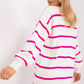 FACTORY PRICE Long Casual Striped Pullover Sweater-model 187505