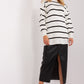 FACTORY PRICE Long Casual Striped Pullover Sweater-model 187505
