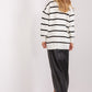 FACTORY PRICE Long Casual Striped Pullover Sweater-model 187505