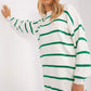 FACTORY PRICE Long Casual Striped Pullover Sweater-model 187505