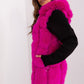 A.T.  European Women's Faux Fur Hooded Winter Vest/Gilet-up to 3XL