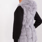 A.T.  European Women's Faux Fur Hooded Winter Vest/Gilet-up to 3XL