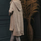 PEEKABOO European Knitted Open Cardigan with Hoodie-model 188771