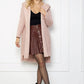 PEEKABOO European Knitted Open Cardigan with Hoodie-model 188771
