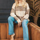 PEEKABOO European Loose Striped Sweater-Jumper model 188776
