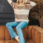 PEEKABOO European Loose Striped Sweater-Jumper model 188776
