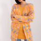 A.T. Geometric European Open Cardigan-model 188856