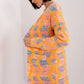 A.T. Geometric European Open Cardigan-model 188856