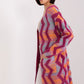 A.T. Geometric European Open Cardigan-model 188856