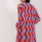 A.T. Geometric European Open Cardigan-model 188856