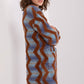 A.T. Geometric European Open Cardigan-model 188856