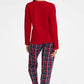 HENDERSON 2 Piece "Joyful Christmas" Graphic European Christmas Pajama  Set