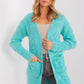 A.T. Soft Textured Open Cardigan-model 189218