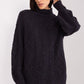 A.T. Oversized European Knitted Turtleneck Sweater-model 189230