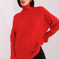 A.T. Oversized European Knitted Turtleneck Sweater-model 189230