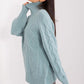 A.T. Oversized European Knitted Turtleneck Sweater-model 189230