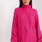 A.T. Oversized European Knitted Turtleneck Sweater-model 189230