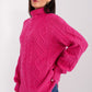 A.T. Oversized European Knitted Turtleneck Sweater-model 189230