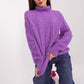 A.T. Oversized European Knitted Turtleneck Sweater-model 189230