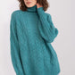 A.T. Oversized European Knitted Turtleneck Sweater-model 189230