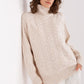 A.T. Oversized European Knitted Turtleneck Sweater-model 189230