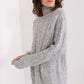 A.T. Oversized European Knitted Turtleneck Sweater-model 189230
