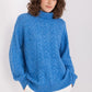 A.T. Oversized European Knitted Turtleneck Sweater-model 189230