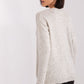 RUE PARIS Women's Casual European Beige Pull Sweater-model 189302
