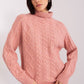 A.T. Oversized European Knitted Turtleneck Sweater-model 189230