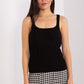BADU Grey Twinset Sweater Top & Balloon Sleeves Open Cardigan-model 189323