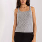 BADU Grey Twinset Sweater Top & Balloon Sleeves Open Cardigan-model 189323