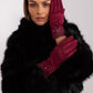 A.T.  Women's European Winter Gloves with Leather Detail