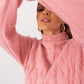 A.T. Casual European Women's Turtleneck Sweater-model 189898