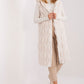 AT European Textured Plush Calf-length Hooded Vest/Gilet