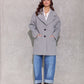 ROCO FASHION Oversized Wide Shoulders European Jacket