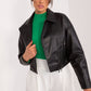 MBM Short Ramon Eco-friendly Leather Jacket/ European made