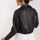 MBM Short Ramon Eco-friendly Leather Jacket/ European made