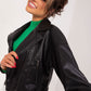 MBM Short Ramon Eco-friendly Leather Jacket/ European made