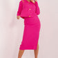 BADU 2 Piece European Ribbed Sweater Dress and Cardigan Set