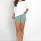 MOMENTI PER ME 2 Piece European Top & Short Pajama Set